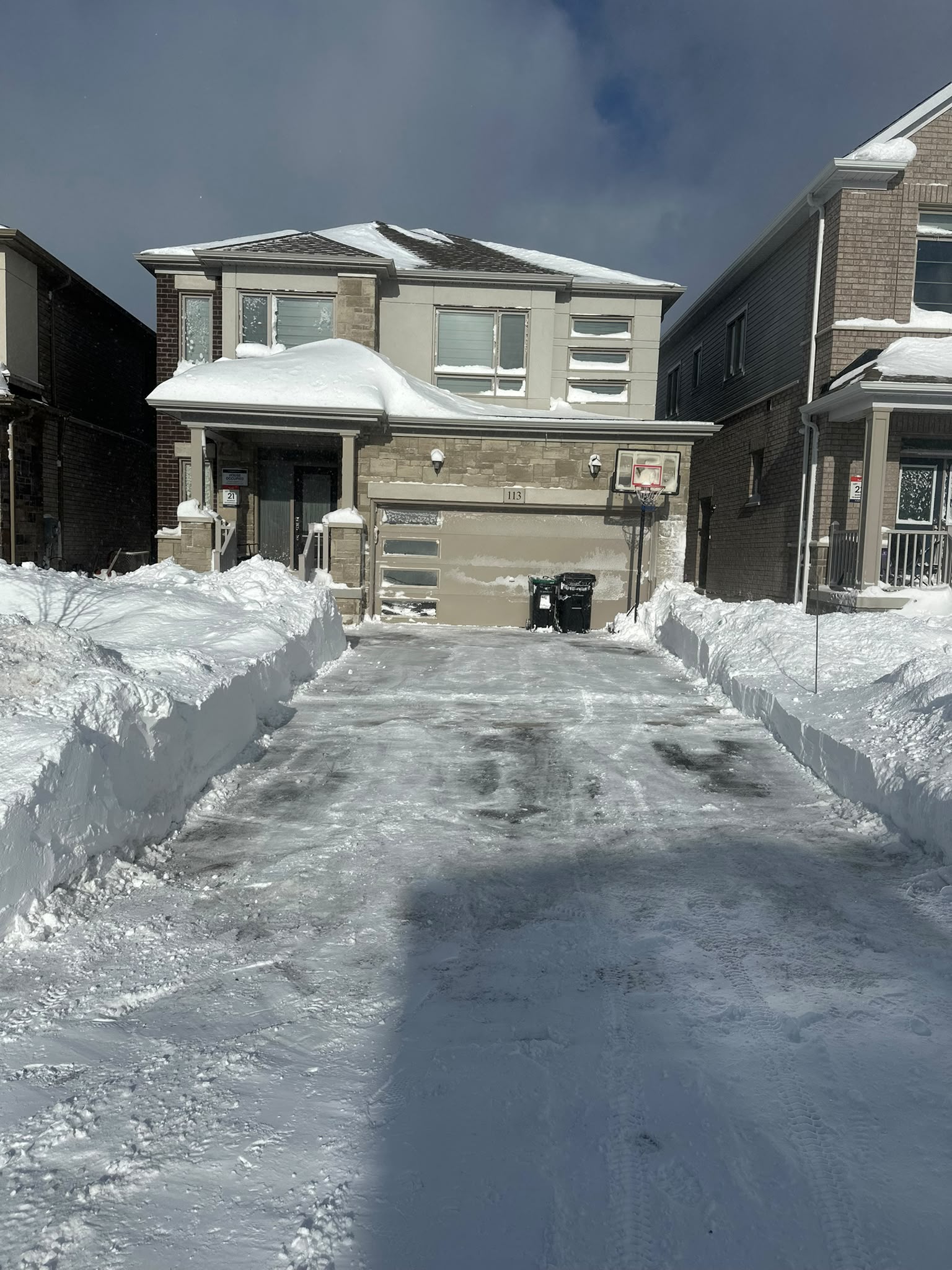 Driveway Snow Clearing Result